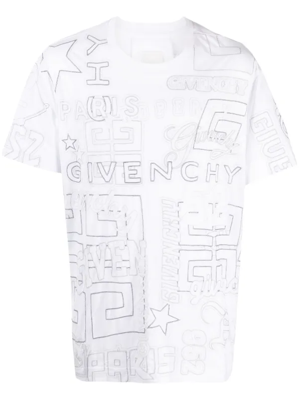 Tシャツ・カットソー GIVENCHY Men T Shirts BM716G3YCD100 White 20807276_50754751_600.jpg