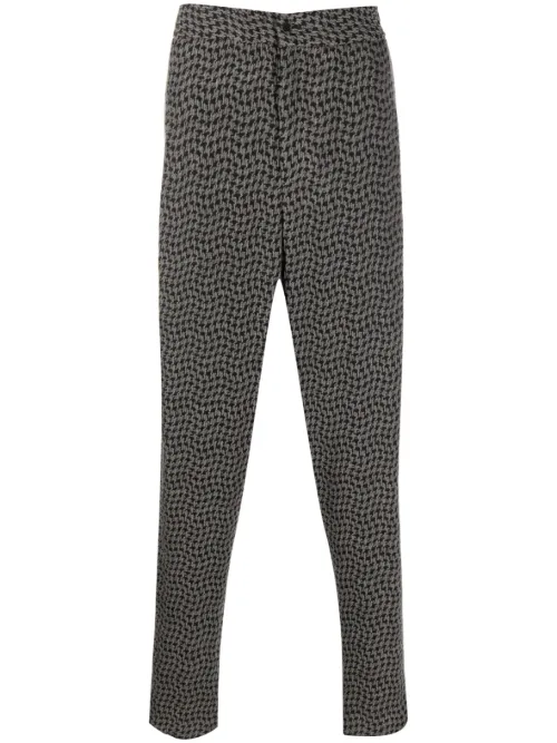 Pantalon fuselé à coupe sarouel - Giorgio Armani - Modalova
