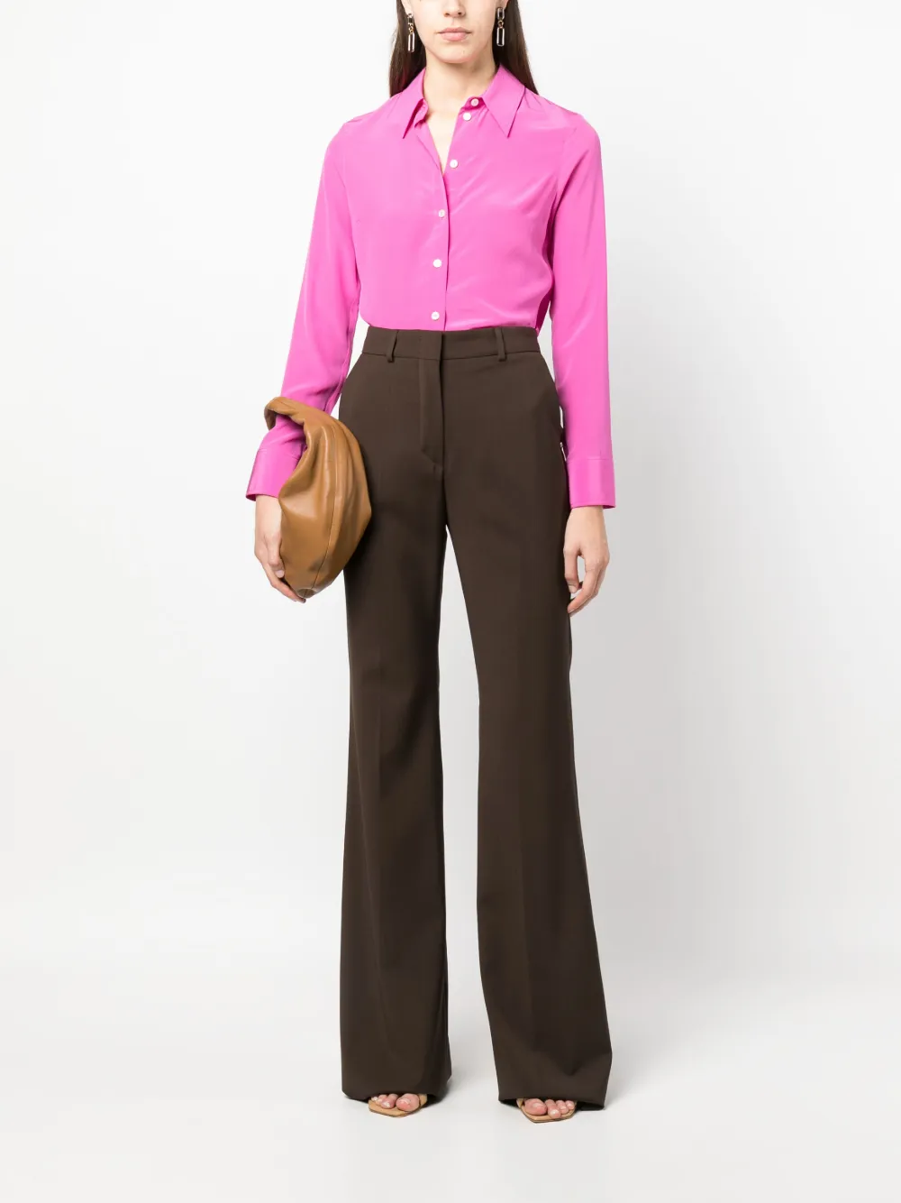 Sportmax Straight broek - Bruin