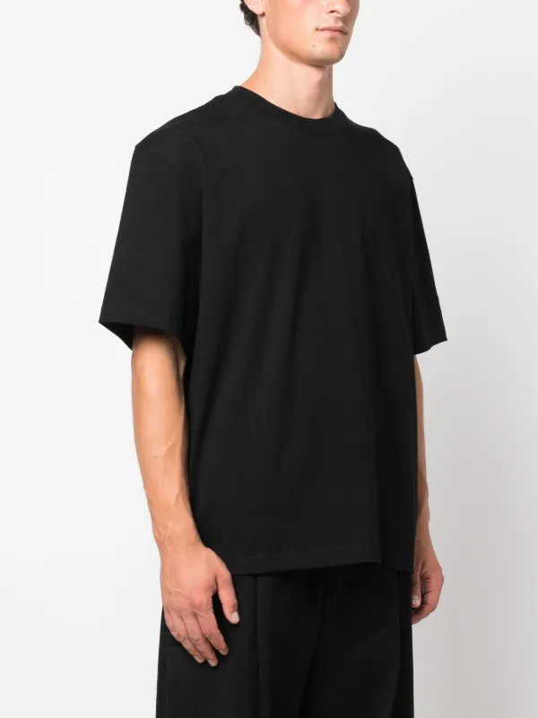 【関税込み】Studio Nicholson ブラック Lee Tシャツ Lee T-Shirt in Black | Oversized T-Shirt | Studio Nicholson