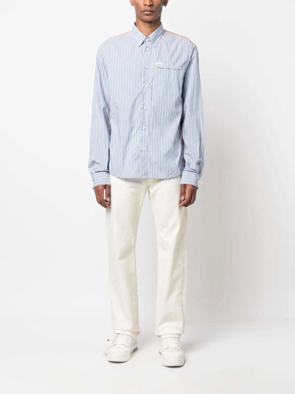 Dsquared2 Gestreept overhemd - Blauw