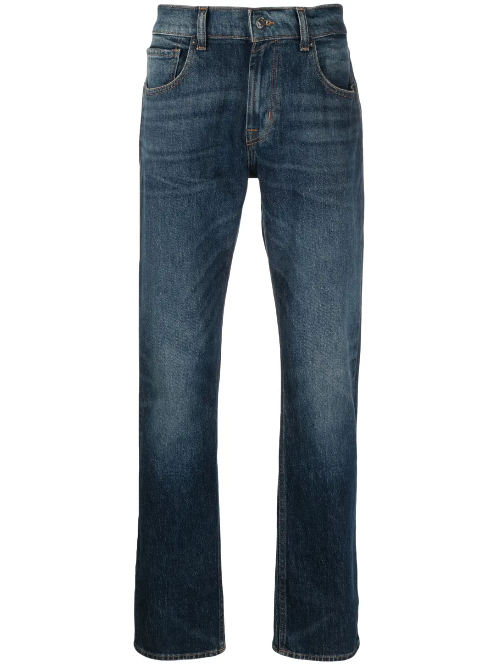 7 For All Mankind Straight jeans Blauw