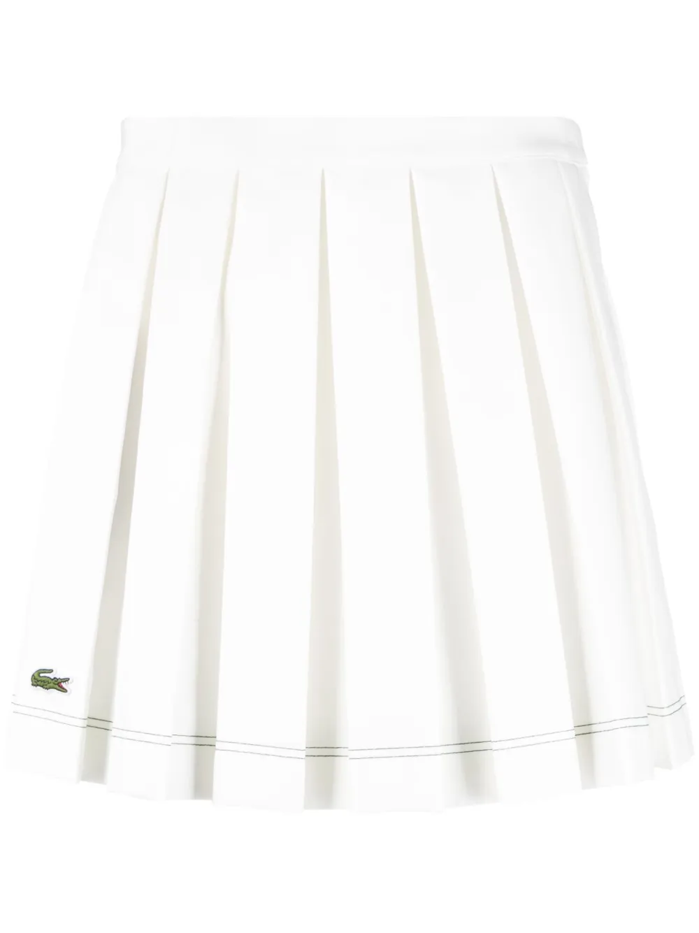 Lacoste x Roland Garros Aラインミニスカート - ホワイト Lacoste x Roland Garros Aラインミニスカート - ホワイト