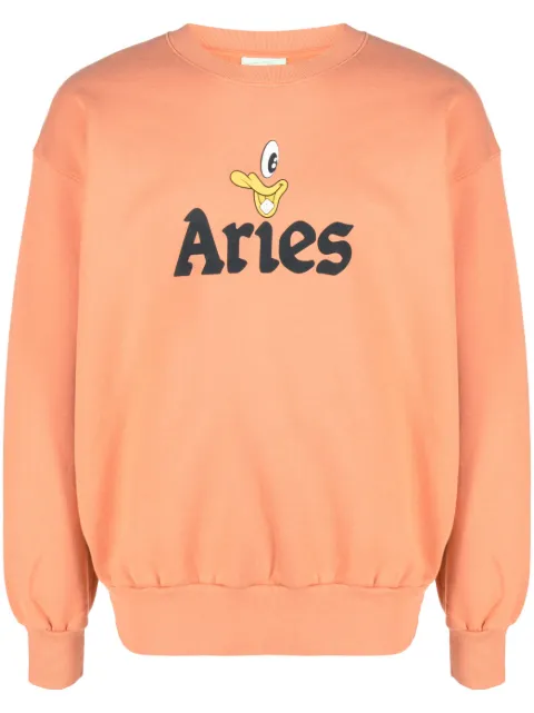 Aries Aye Duck cotton sweatshirt