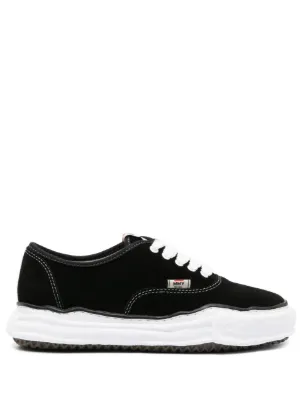 Maison MIHARA YASUHIRO Tenis Bajos Baker OG De Lona | Negro