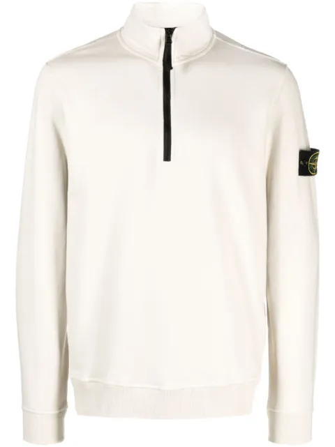 Stone Island Sweatshirt mit Kompass-Patch