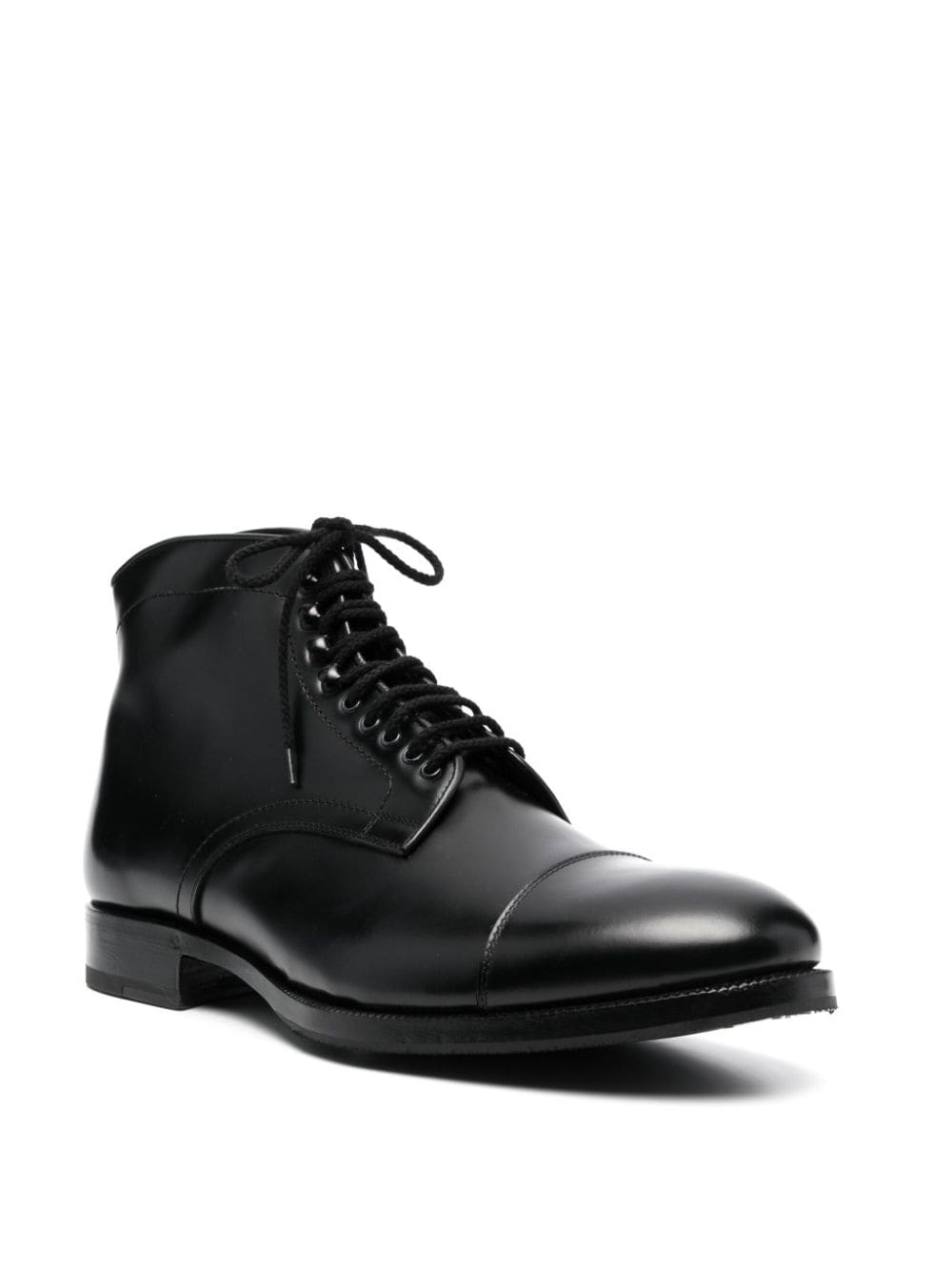 Lidfort lace-up leather boots - Zwart