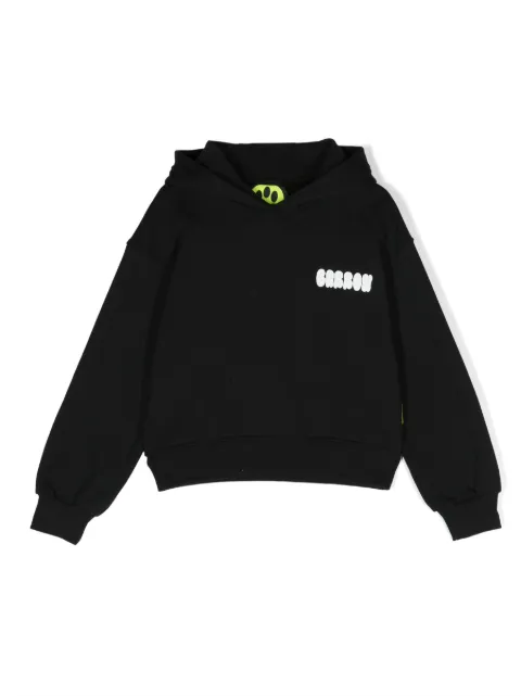Barrow kids logo-print cotton hoodie 