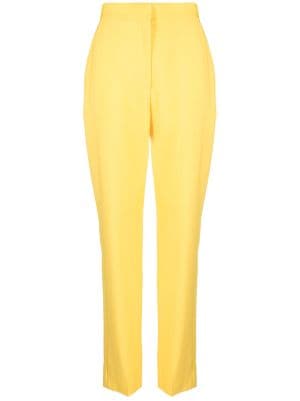 Alexander McQueen Pantalones De Vestir De Talle Alto - Farfetch