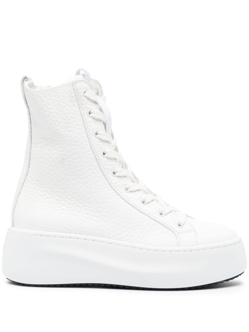 Vic Matie lace-up leather platform sneakers - White