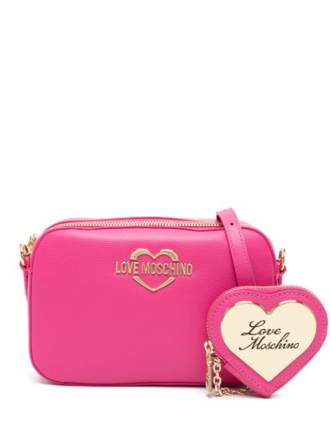 Love Moschino logo-plaque crossbody bag Women