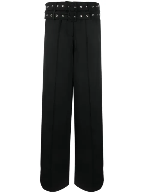 Rokh pantalones anchos con cinturón