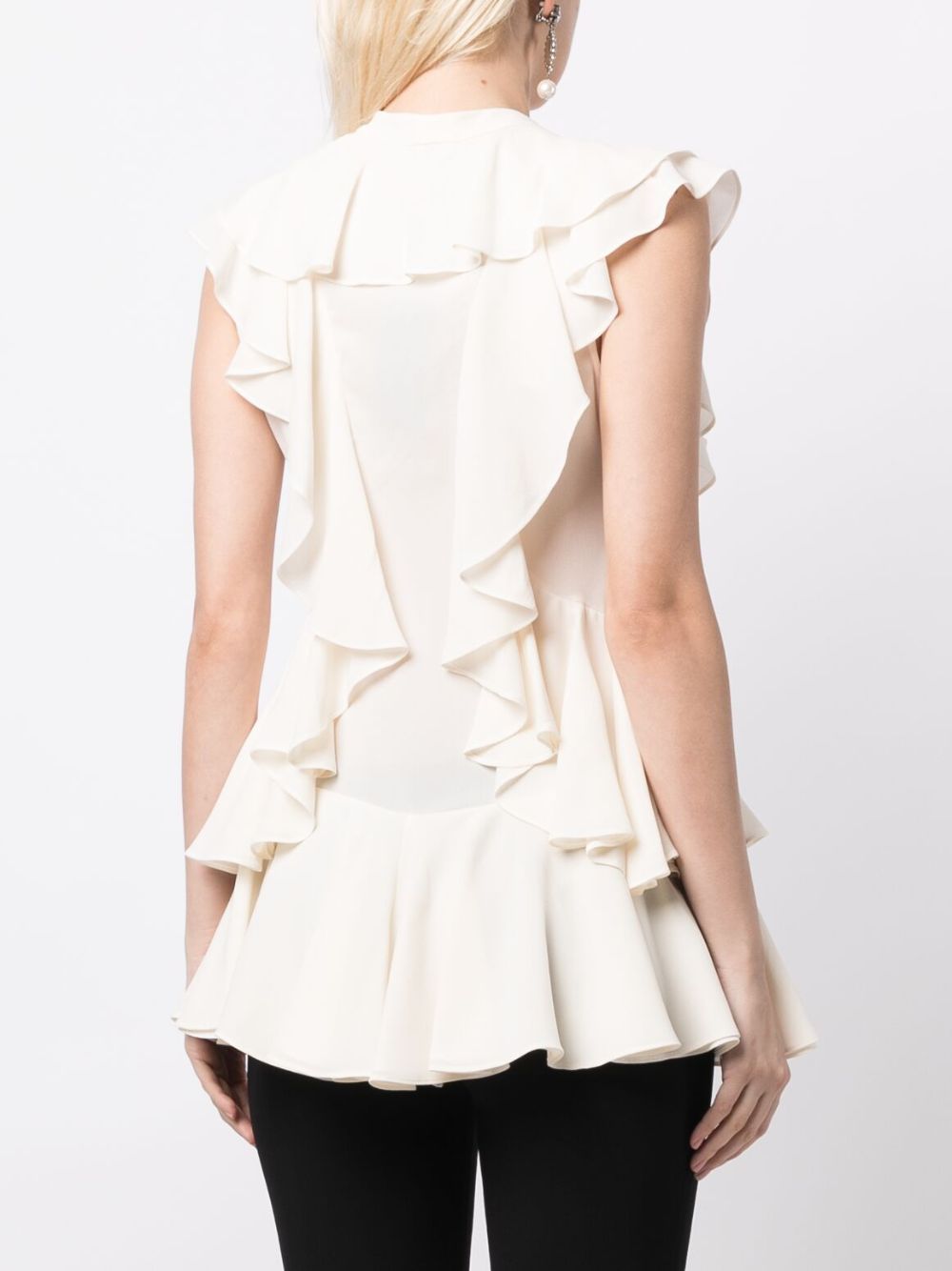 Alexander McQueen ruffled silk blouse Women