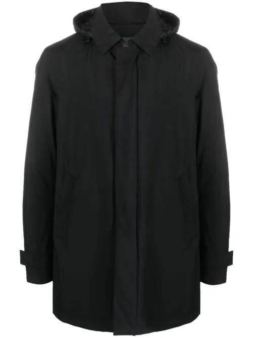 Veste matelassée à capuche détachable - Herno - Modalova