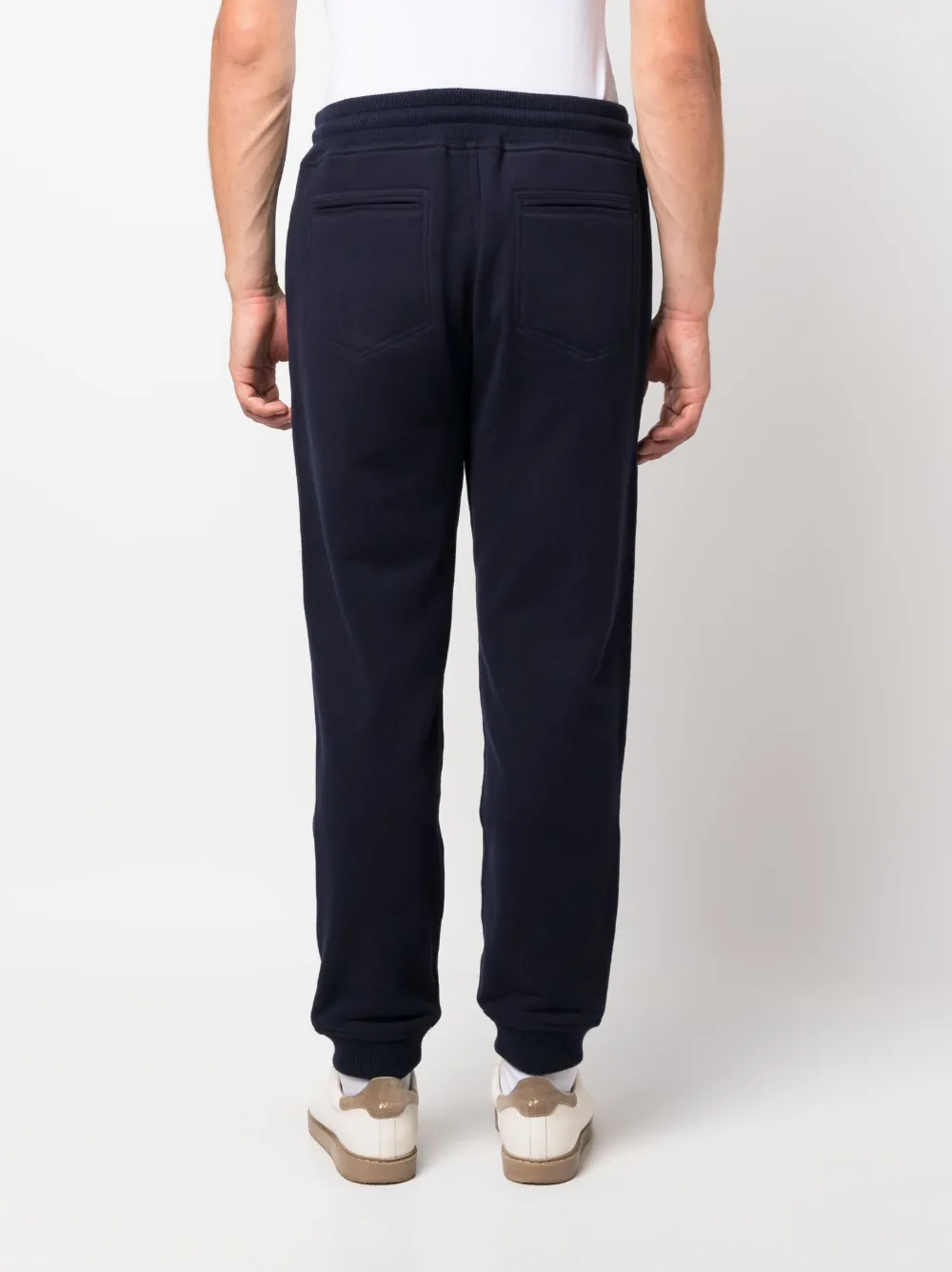Brunello Cucinelli Drawstring-waist Track Pants In Blue
