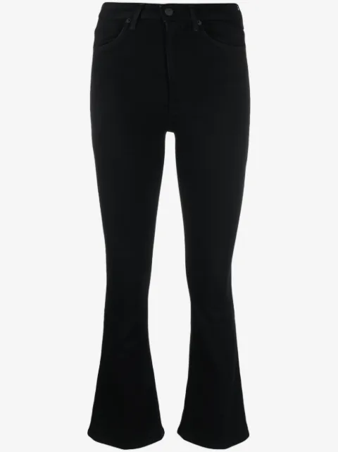 DONDUP logo-plaque flared jeans 