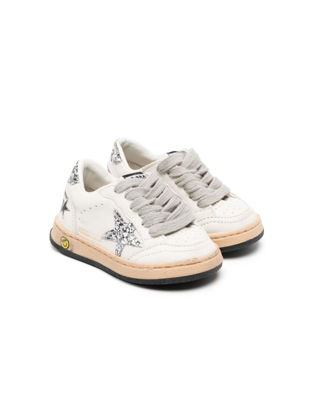 Golden Goose Kids Ball Star leather sneakers - Neutrals