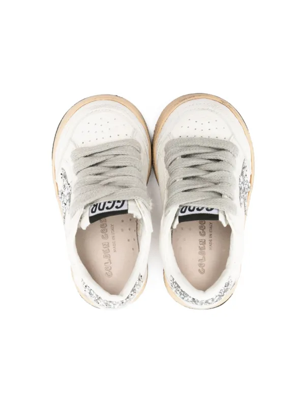 Golden Goose Kids Ball Star Leather Sneakers Neutrals FARFETCH PH