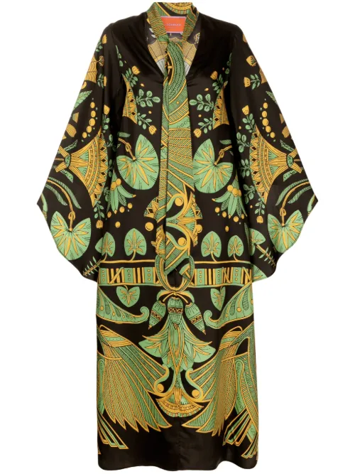 Robe en soie Magnifico à coupe mi-longue - La DoubleJ - Modalova
