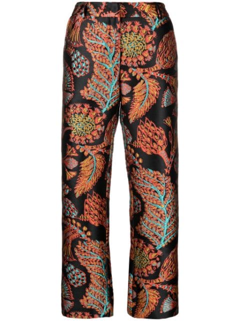 24/7 jacquard trousers