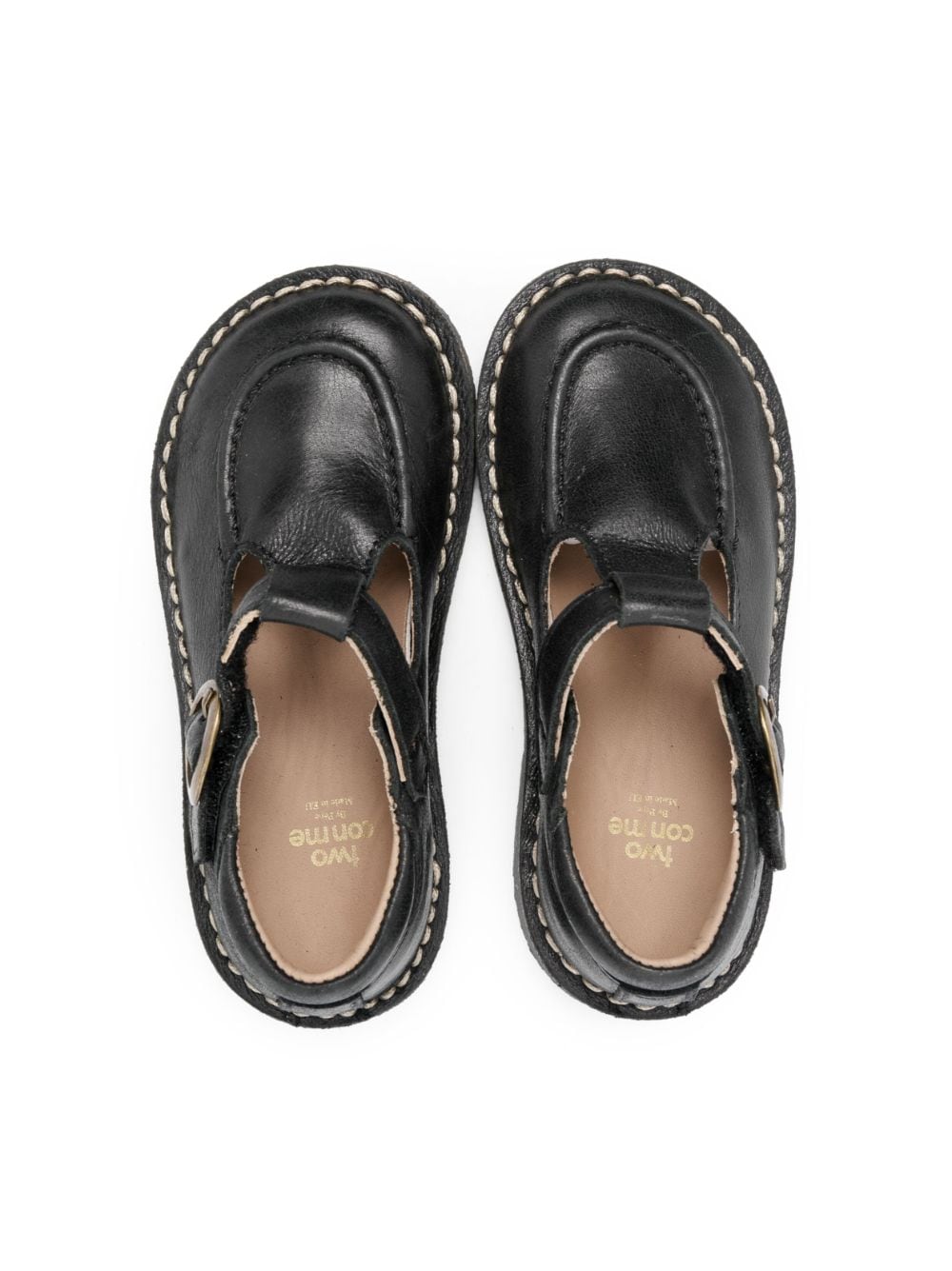 Shop Pèpè Madison Leather Loafers In Black