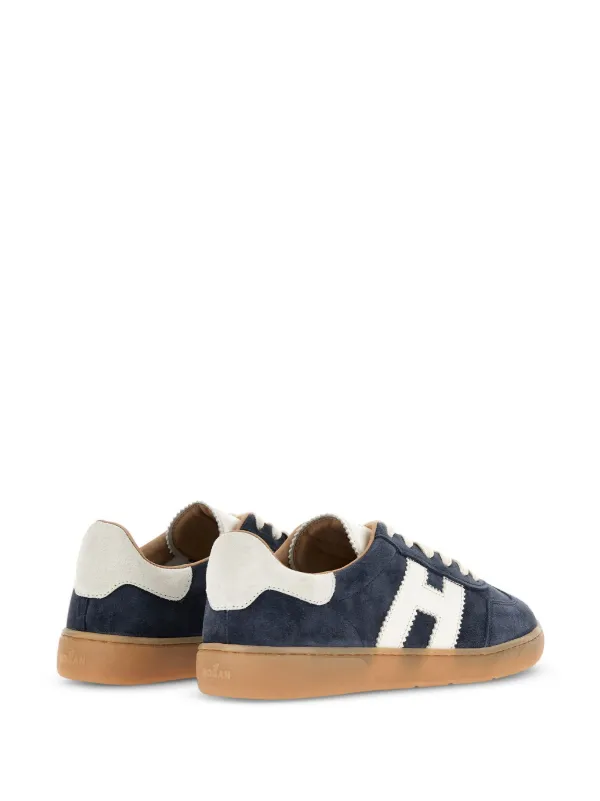 スニーカー HOGAN Hogan Cool suede and leather low-top sneakers Hogan Cool suede low-top sneakers in blue - Hogan | Mytheresa