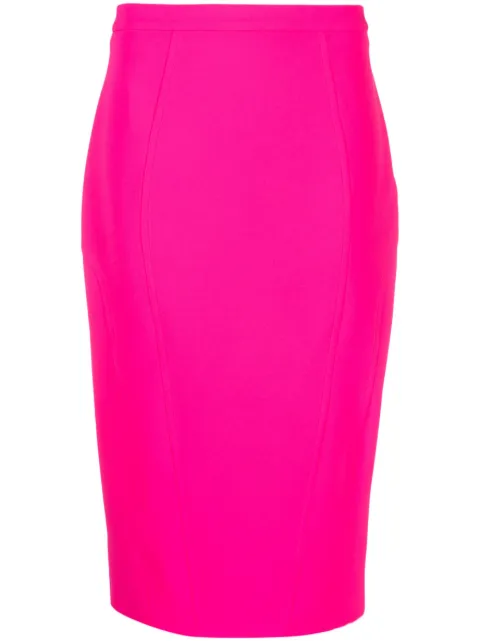 PINKO high-waisted midi skirt
