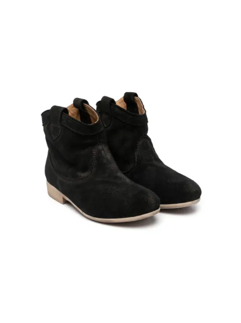 Pèpè Western-style suede boots