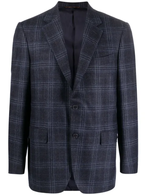 Canali blazer con botones y motivo de cuadros