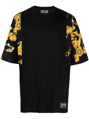 VERSACE Chain Couture Shirt Black - Wrong Weather