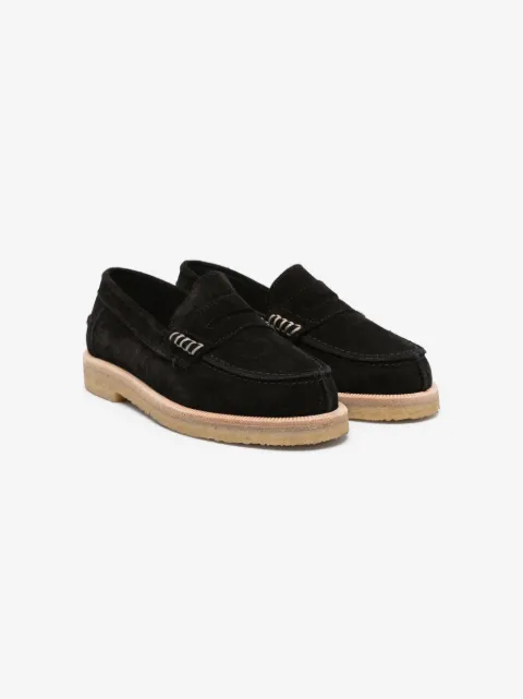 Pèpè penny-slot suede loafers