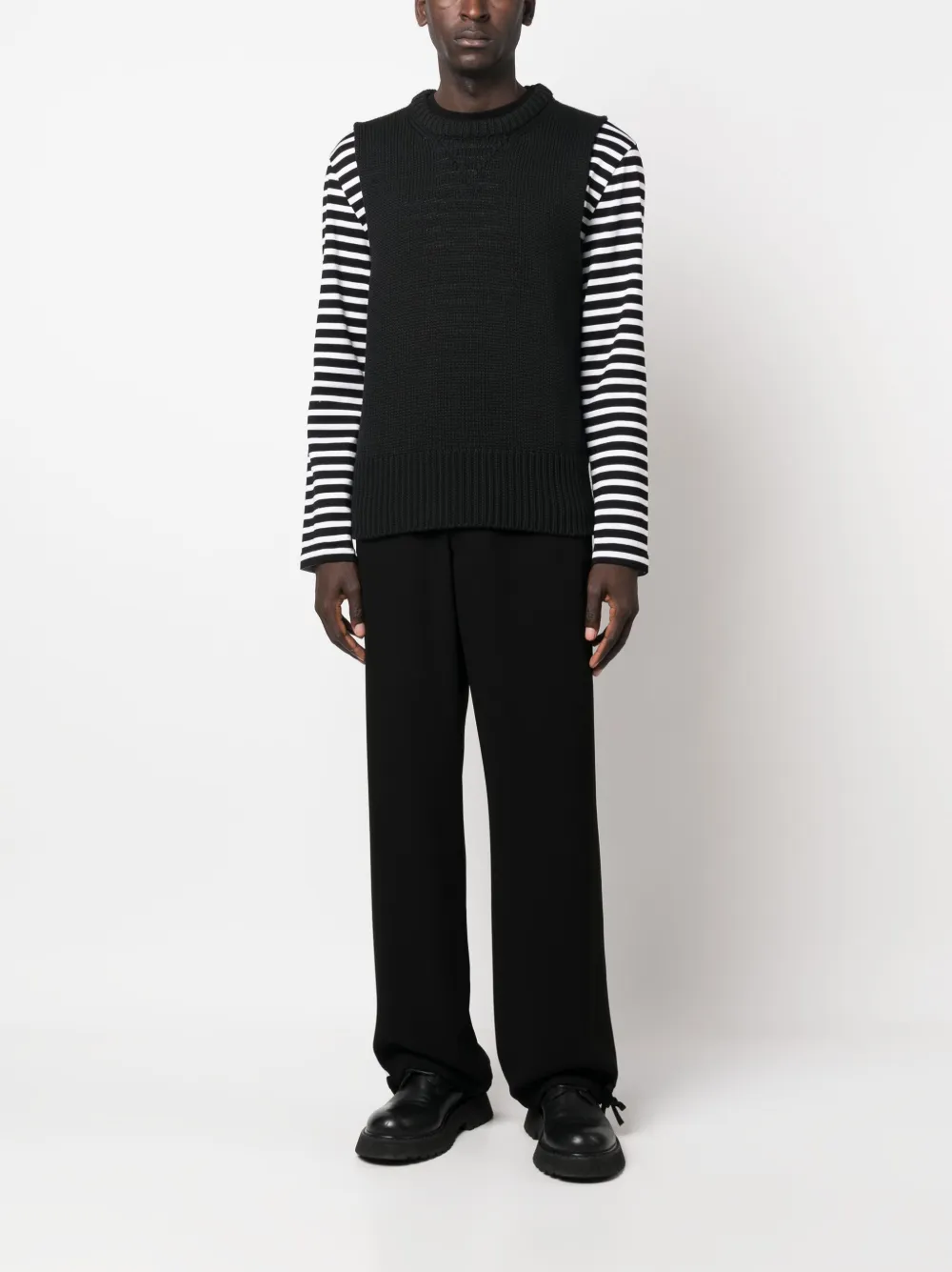 Société Anonyme slogan-print straight-leg Trousers - Farfetch