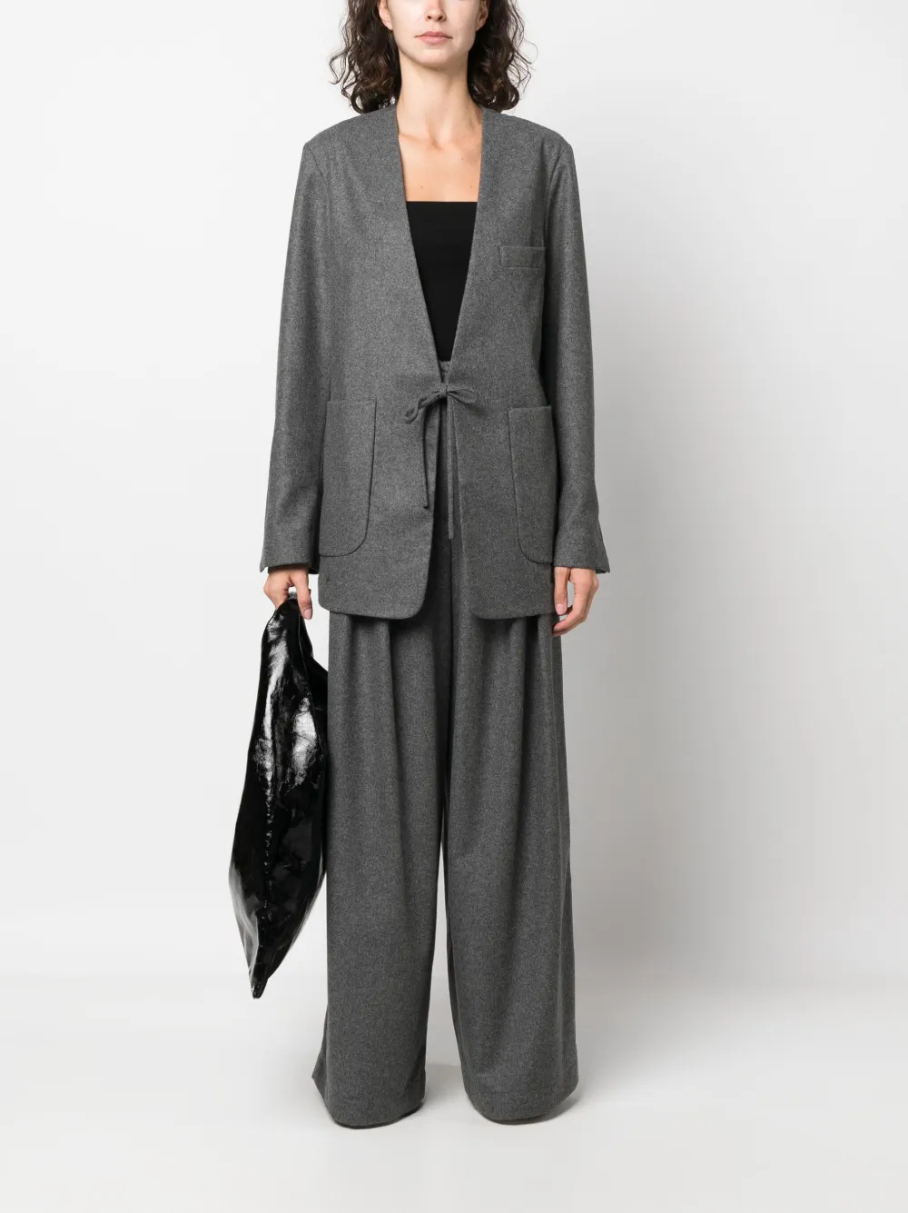 Société Anonyme Andy pleated wide-leg trousers - Grijs