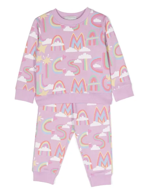 Stella McCartney Kids graphic-print cotton tracksuit