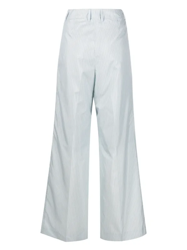 High waisted vertical striped pants best sale