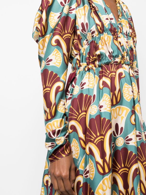 La DoubleJ Biennale graphic-print Maxi Dress - Farfetch