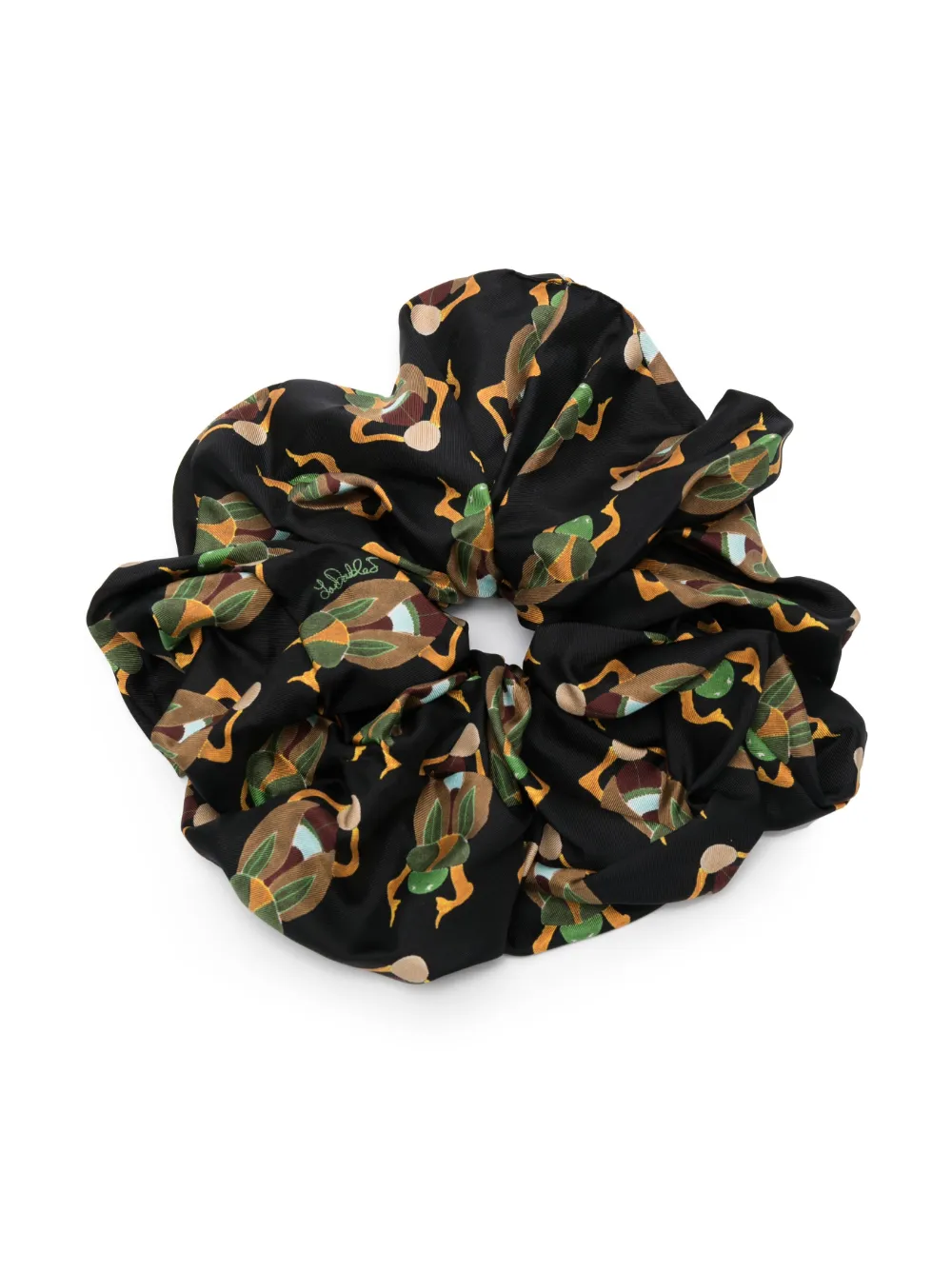 La Doublej Giga Scrunchie In Black