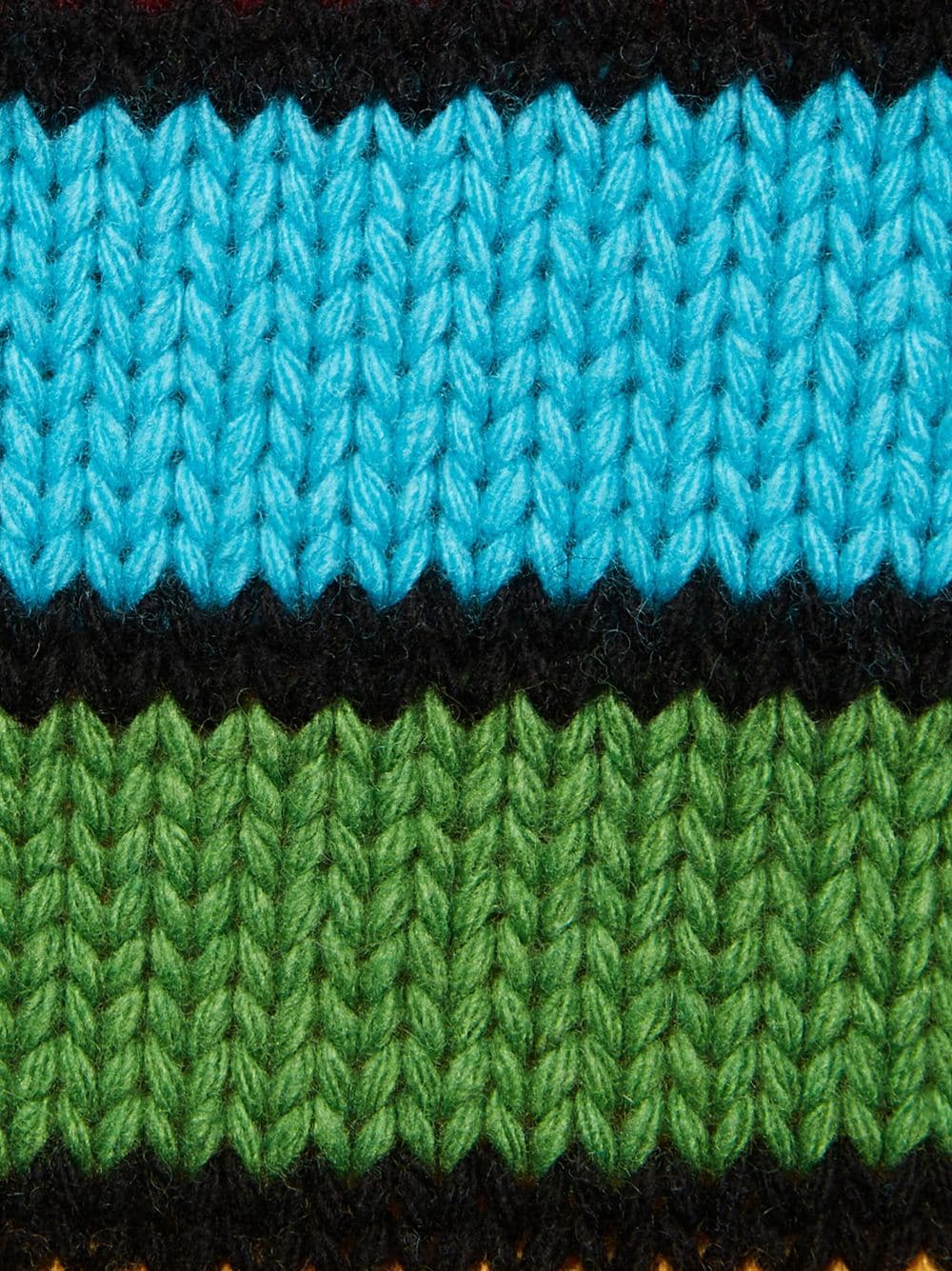 Shop La Doublej Stripe-pattern Knitted Jumper In Green