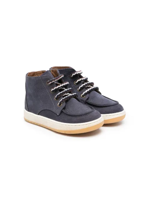 Pèpè lace-up leather ankle boots