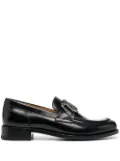 René Caovilla Morgana 40mm leather loafers - Black