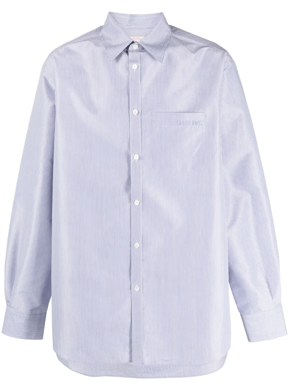 Valentino Garavani ロゴ シャツ - ブルー Valentino Garavani ロゴ シャツ - ブルー