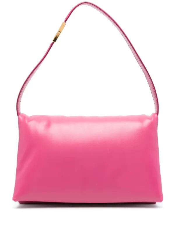Marni Prisma レザーショルダーバッグ M | ピンク | FARFETCH JP