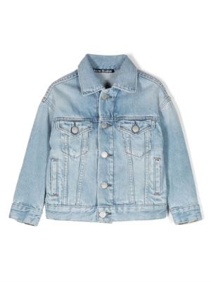 Stylish Spring Denim Kids Jackets Boys For Baby Girls With Turn Down  Collar, Lace Flower Design, And Cotton Fabric Available In Sizes 4 12 Years  210622 From Cong05, $20.34