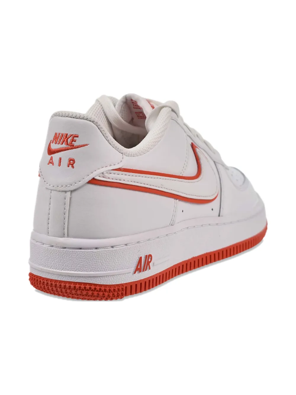 Nike Kids Air Force 1 "White Picante Red" sneakers