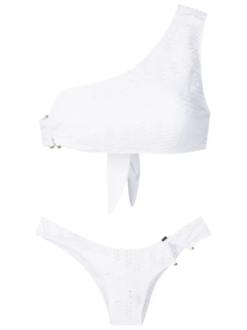 Amir Slama bikini de tejido flojo con hombros descubiertos 