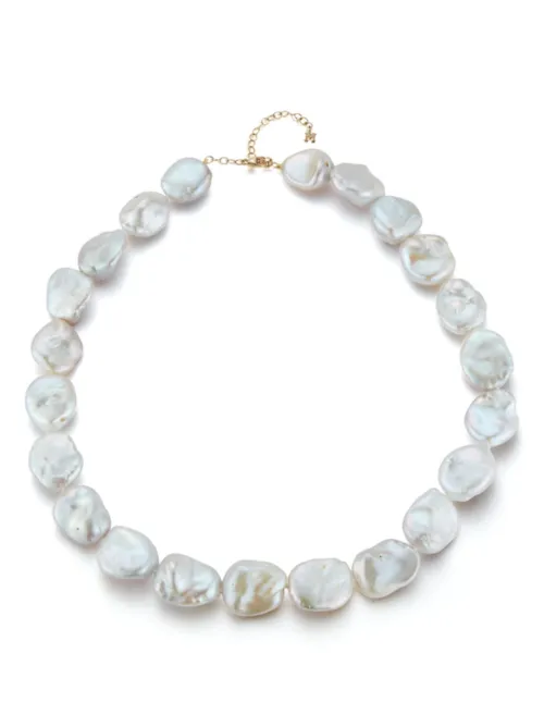 Collier en or 14ct à perles baroques - Mateo - Modalova