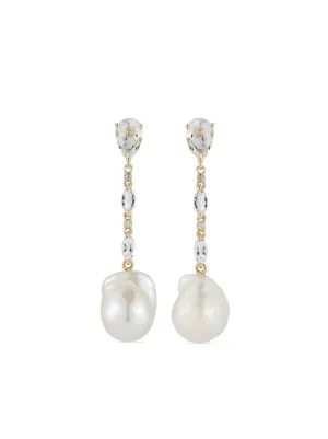 Mizuki Sea of Beauty ダイヤモンド＆パール ピアス 14Kゴールド 通販