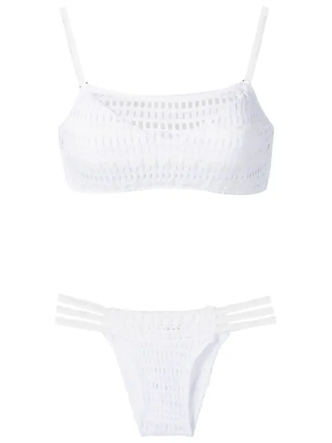 Amir Slama open-knit bikini set 