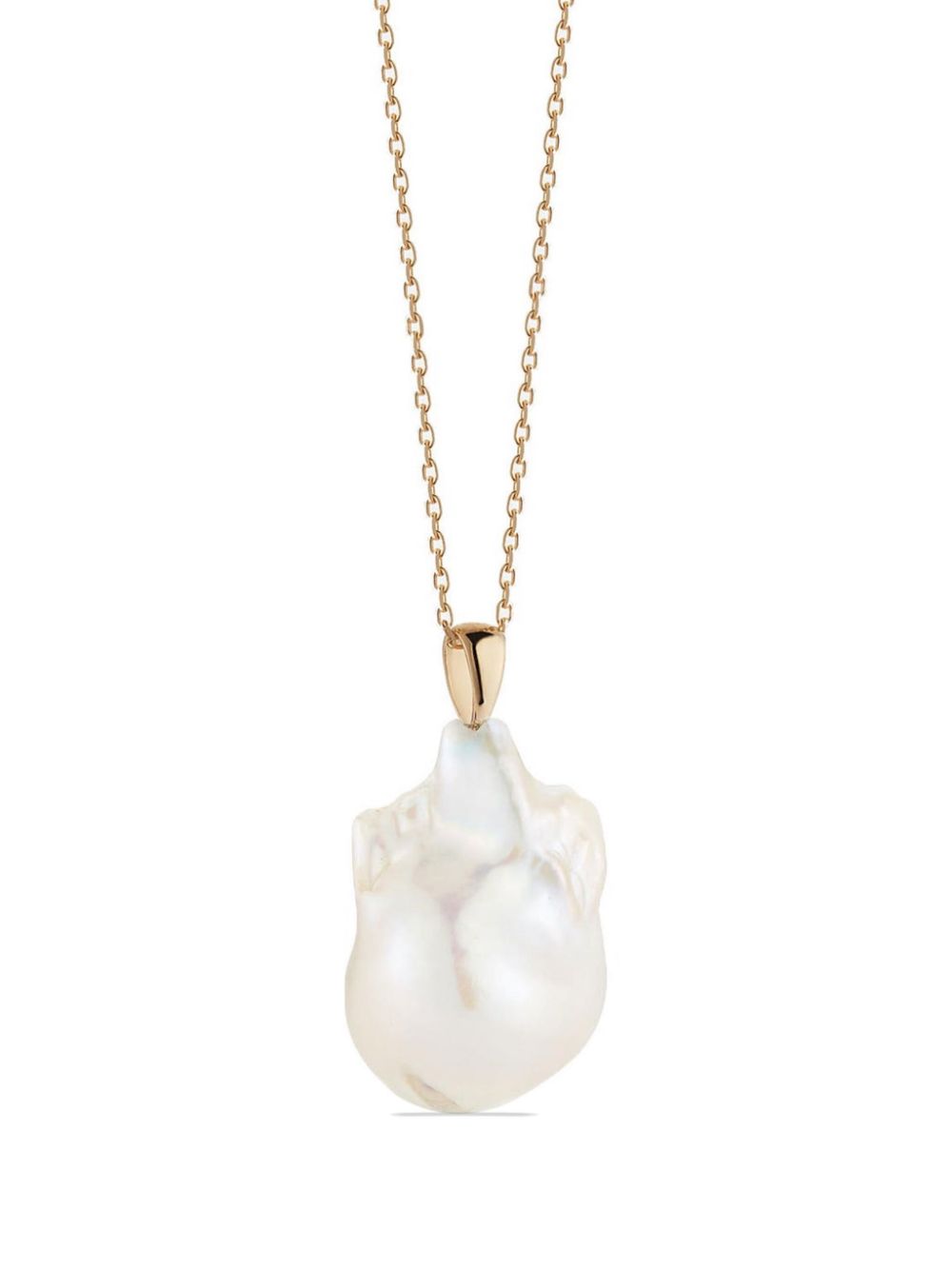 Mateo 14kt yellow gold baroque pearl pendant necklace