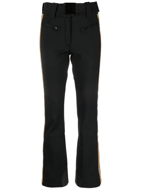 Goldbergh side-stripe belted ski trousers